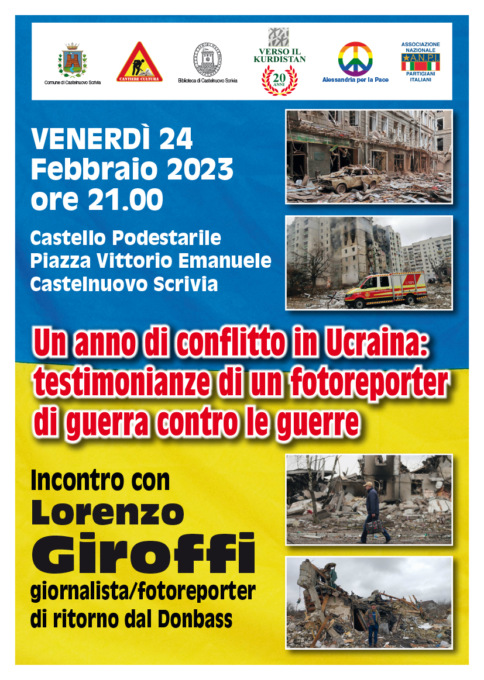 Un anno dal conflitto in Ucraina, incontro con il fotoreporter Lorenzo Giroffi