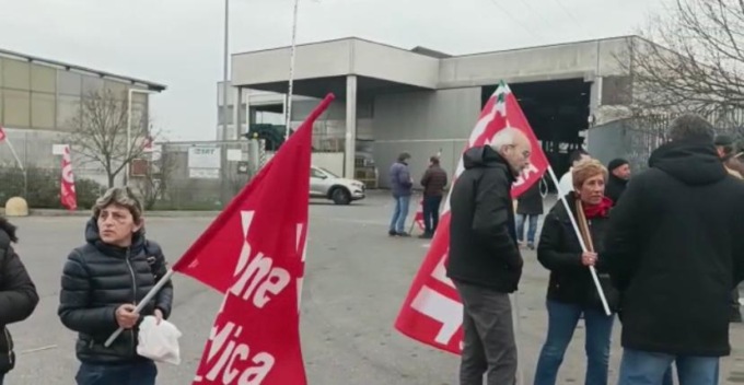 Questa mattina lo sciopero da parte dei lavoratori della Teknoservice