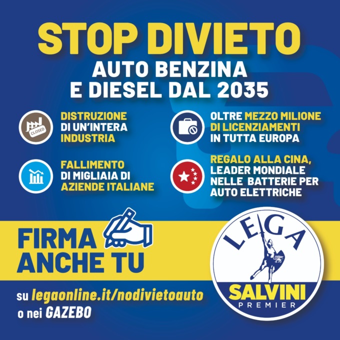 Lega Alessandria, appuntamento sabato e domenica per dire stop al divieto delle auto benzina e diesel dal 2035