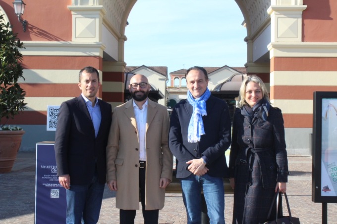 Il presidente Cirio in visita al McArthurGlen Serravalle Designer Outlet
