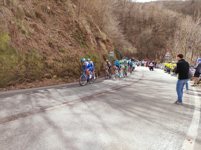 Il passaggio della Milano-Sanremo in provincia di Alessandria