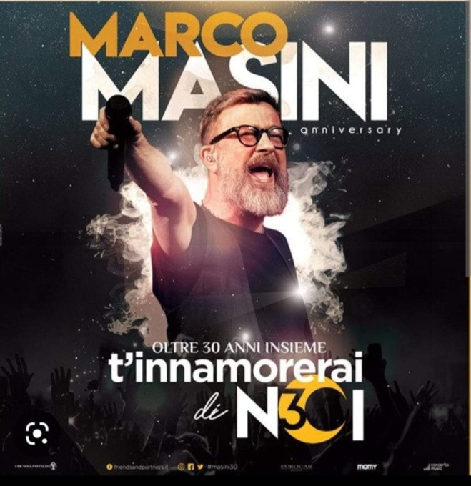 Marco Masini ad Alessandria: concerto sold out