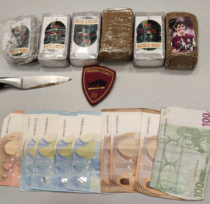 I poliziotti intervengono per una lite ma trovano sei etti di hashish: arrestato un 19enne a Genova