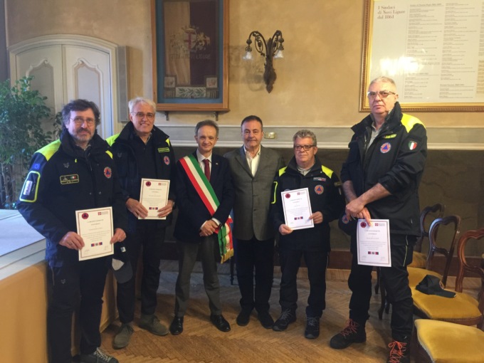 Novi Ligure: riconoscimento ai volontari della Protezione Civile per impegno durante l’emergenza Covid