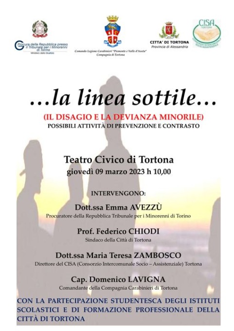 Tortona, scuole al Teatro Civico per parlare di disagio giovanile