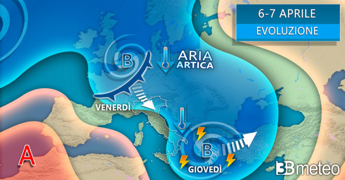 <strong>Meteo, freddo tardivo fino a Pasqua, previsti acquazzoni e neve</strong>