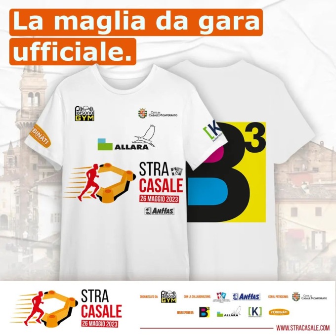 <strong>Stracasale: al via la vendita delle maglie da gara ufficiali</strong>