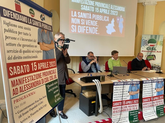 I sindacati alessandrini in piazza per la sanità: sabato 15 manifestazione ad Alessandria