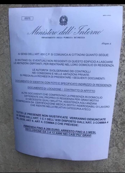 Falsi volantini come stratagemma per introdursi in casa