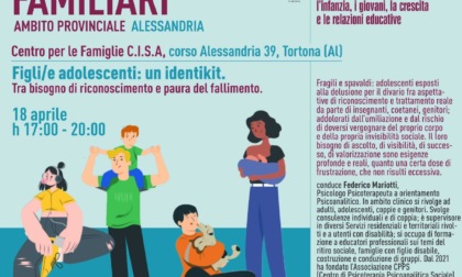 "Escursioni familiari": due incontri per genitori nel centro per famiglie C.I.S.A. Tortona