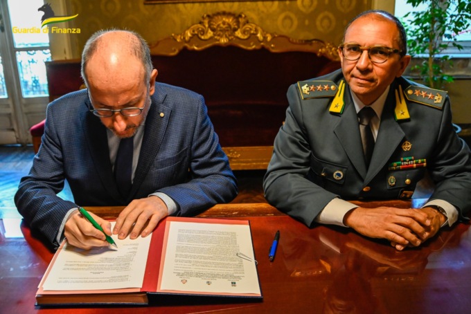 Guardia di Finanza di Asti: siglato un protocollo di intesa con la Provincia e il Comune di Asti per presidiare il corretto impiego delle risorse del PNRR