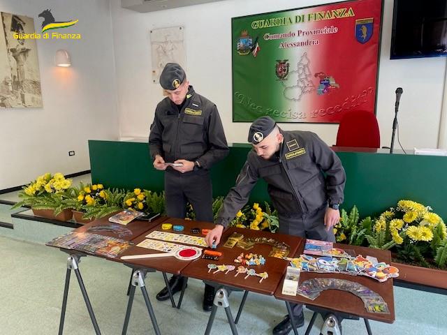Gdf Alessandria, operazione “Pokemon World”: sequestrati oltre 3 milioni di prodotti contraffatti