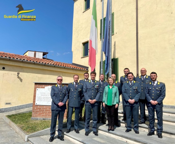 Alessandria, il Prefetto Vinciguerra in visita al Comando Provinciale della Gdf