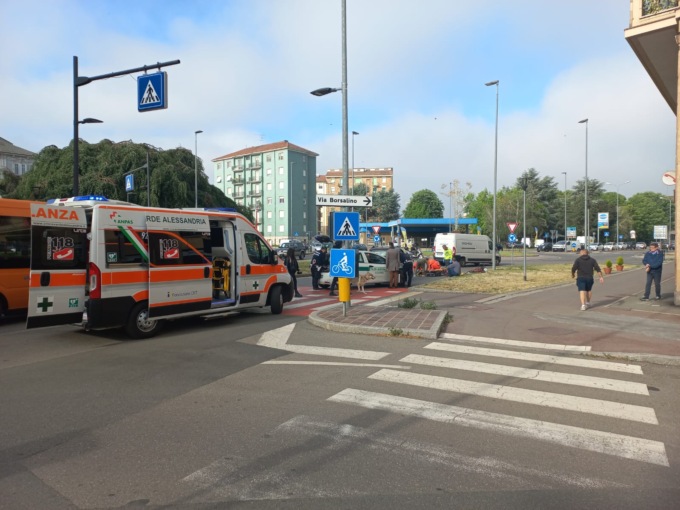 Alessandria, investito un ciclista in corso Borsalino