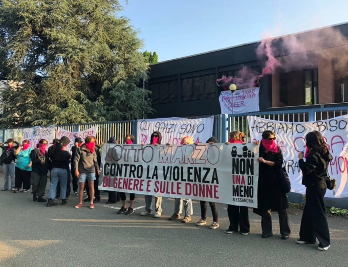 “Non Una di Meno” Alessandria: “Non abbiamo intenzione di lasciare la nuova Casa delle Donne”