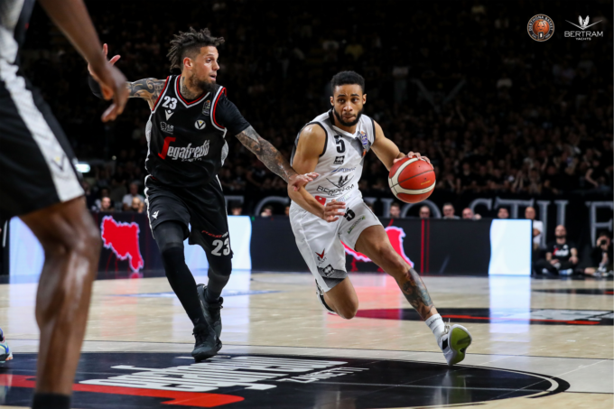 Derthona Basket, sconfitta gagliarda in gara 3 contro Virtus Bologna