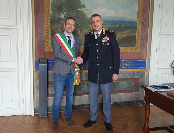 Il Sindaco di Alessandria incontra il nuovo Comandante Provinciale della Polizia Stradale