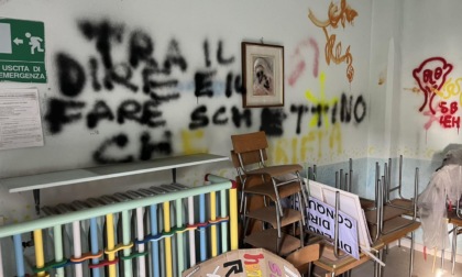 Imbrattata l'ex Casa delle Donne di Alessandria, Mattia Roggero (Lega): "Non è questa la città che vorrei"