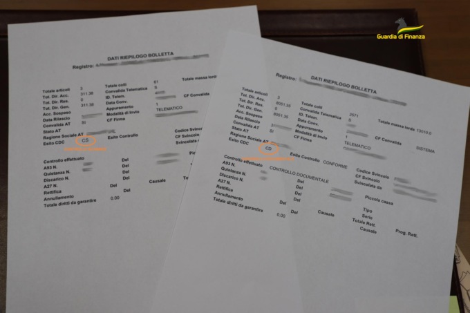 Gdf Genova, falsificavano bollette doganali per 620 mila euro: chiusa una società