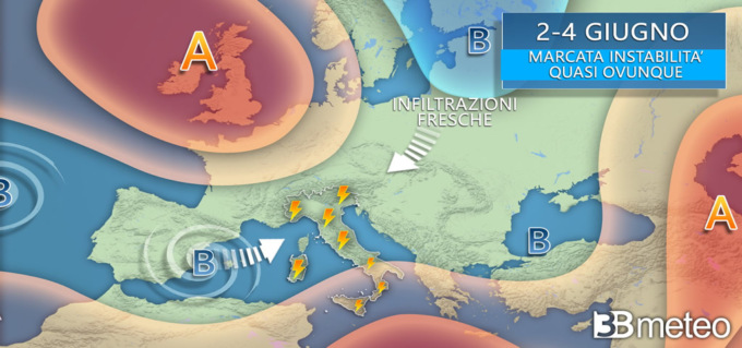 Meteo, ecco perché così tanti temporali e fino a quando durerà