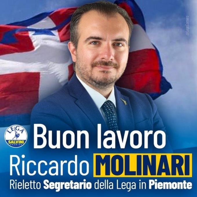 Riccardo Molinari rieletto segretario regionale della Lega Piemonte