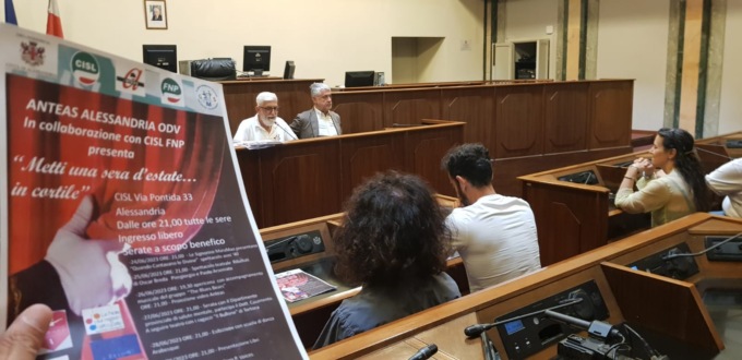 “Metti una sera d’estate…in cortile”: al via dal 24 giugno in Cisl ad Alessandria