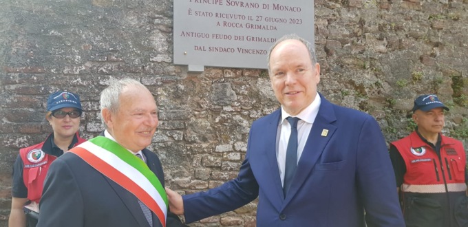 Visita a Rocca Grimalda e Carrosio da parte del Principe Alberto II di Monaco