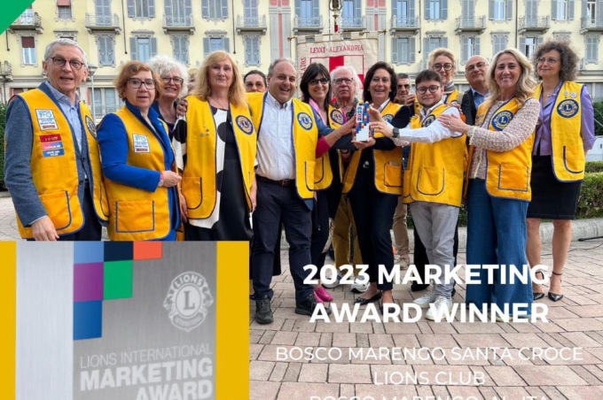 Lions Club Bosco Marengo Santa Croce ai vertici del Marketing