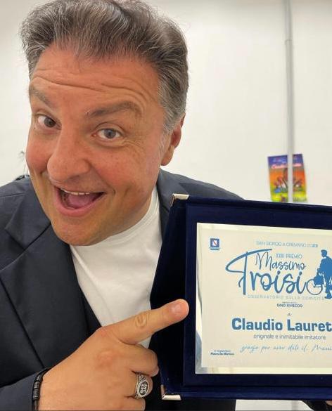 Claudio Lauretta vince il premio “Massimo Troisi”