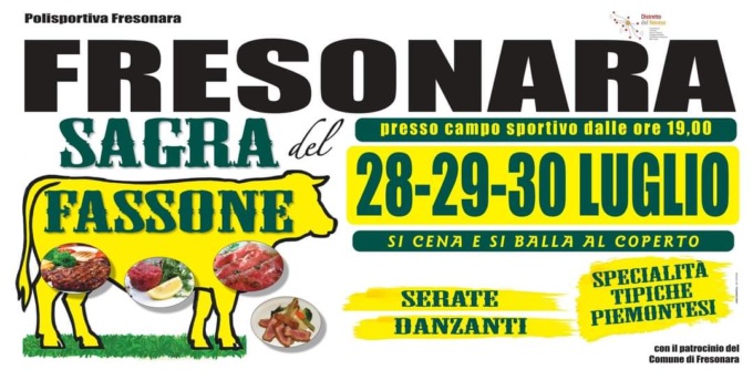 A Fresonara torna la Sagra del Fassone fino a domenica 30 luglio