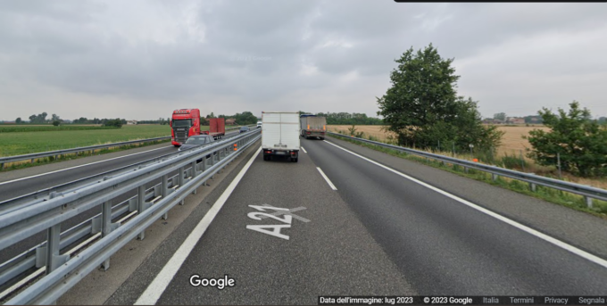 Scontro tra tre veicoli sull’A21 all’altezza di Alessandria Est