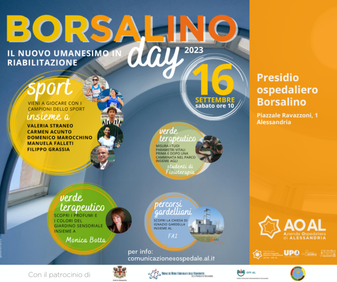 Borsalino Day, il nuovo umanesimo in riabilitazione