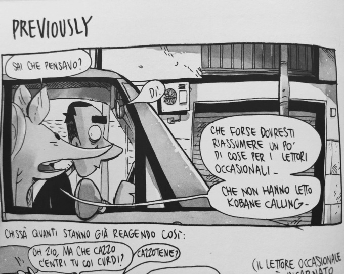 Il fumettista Zerocalcare ad Alessandria per parlare di resistenza kurda