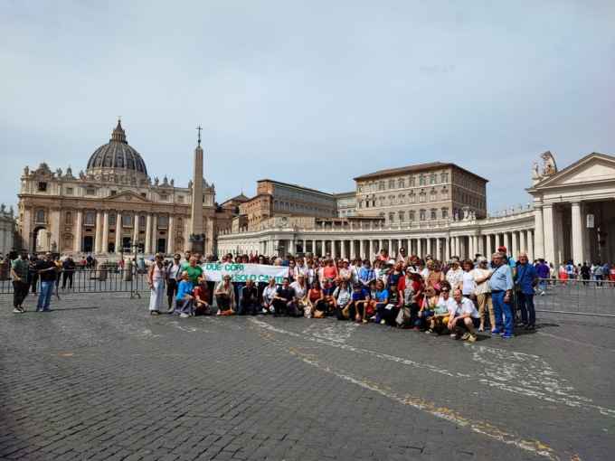 Il sodalizio musicale “Due cori, un solo canto” ha accompagnato la Santa Messa nella Basilica di San Pietro in Vaticano
