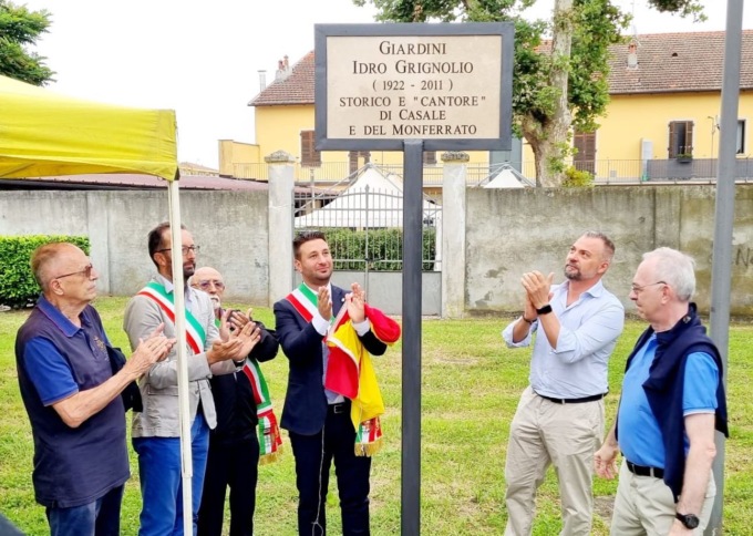 Casale Monferrato rende omaggio al cantore Idro Grignolio