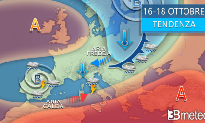 Meteo, a partire dal week-end arriva l'autunno: calo netto delle temperature