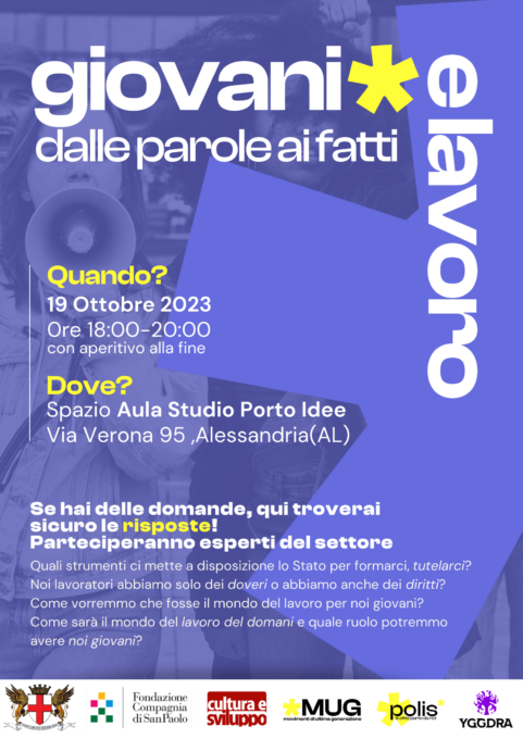Il Gruppo Giovani di Polis organizza l’evento “Giovani e lavoro: dalle parole ai fatti”