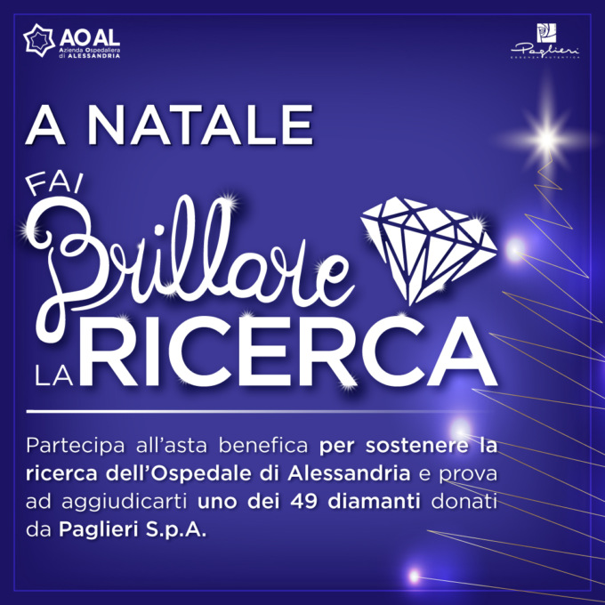 Fai brillare la ricerca: all’asta 49 diamanti donati dalla Paglieri di Alessandria