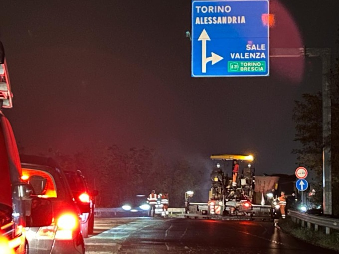 Lavori sulla statale 35 bis dei Giovi a Spinetta Marengo: traffico a senso unico alternato