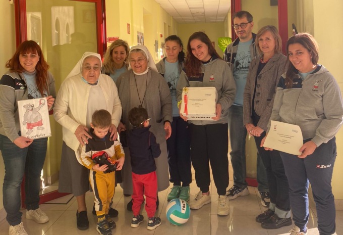 Dalla ASD Grigio Volley donazione al Piccolo Cottolengo Don Orione di Tortona