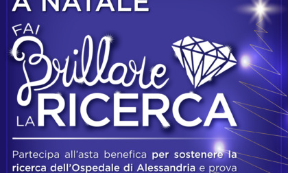 Ancora dieci giorni per aggiudicarsi i diamanti donati dalla Paglieri per aiutare l'ospedale di Alessandria