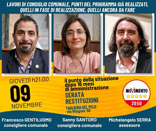 Movimento 5 Stelle Alessandria: il 9 novembre incontro con i portavoce eletti in Comune