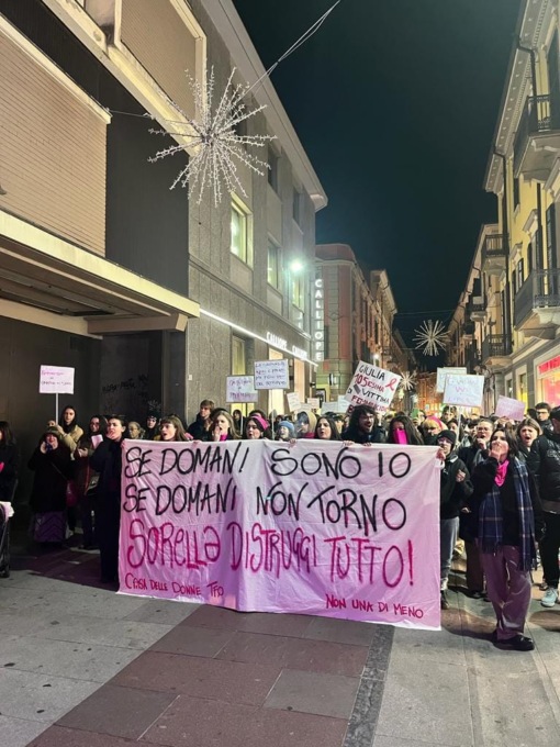 Anche ad Alessandria tutte – e tutti – in corteo per Giulia