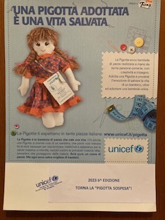 ”Pigotta Sospesa”, l’iniziativa UNICEF per supportare il progetto contro la malnutrizione
