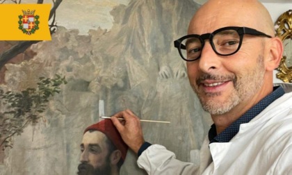 Il restauro del dipinto di Giani torna al museo di Casale Monferrato