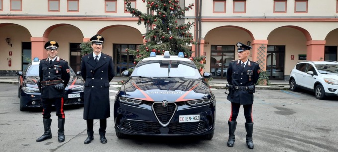 Alla caserma dei Carabinieri di Alessandria presentata la nuova Alfa Tonale 1500