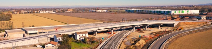 Apre al traffico il nuovo cavalcaferrovia sulla statale Tortona-Alessandria