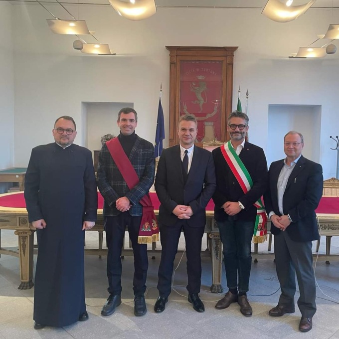 Visita a Tortona del Console Generale di Romania