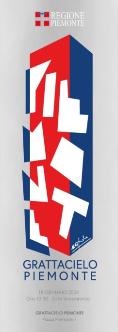 Ugo Nespolo firma il nuovo logo della Regione Piemonte