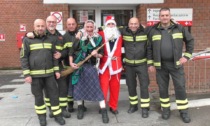 All'ospedale infantile di Alessandria la Befana dei Vigili del Fuoco